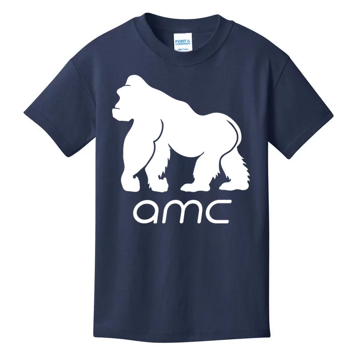 AMC To the moon Short Squeeze Ape Kids T-Shirt