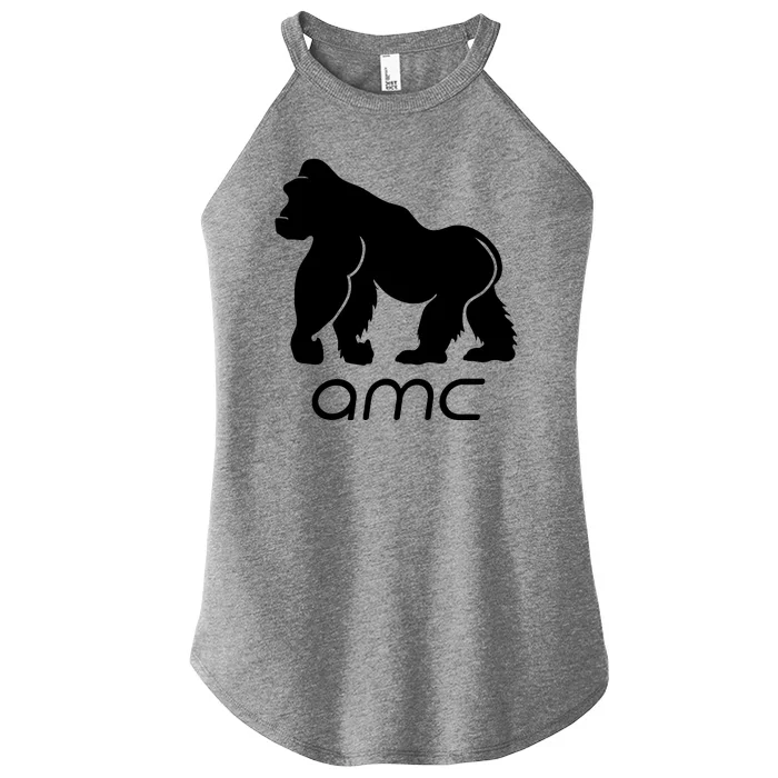 AMC To the moon Short Squeeze Ape Women’s Perfect Tri Rocker Tank