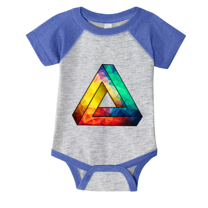 Abstract Multi Color Cubizm Painting Infant Baby Jersey Bodysuit