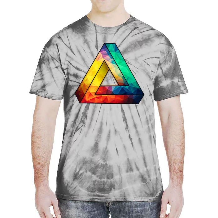 Abstract Multi Color Cubizm Painting Tie-Dye T-Shirt