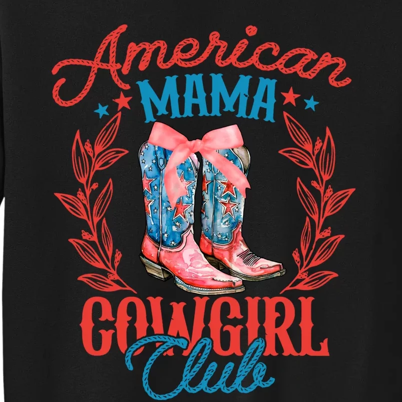 American Mama Cowgirl Club Retro Western Sweatshirt