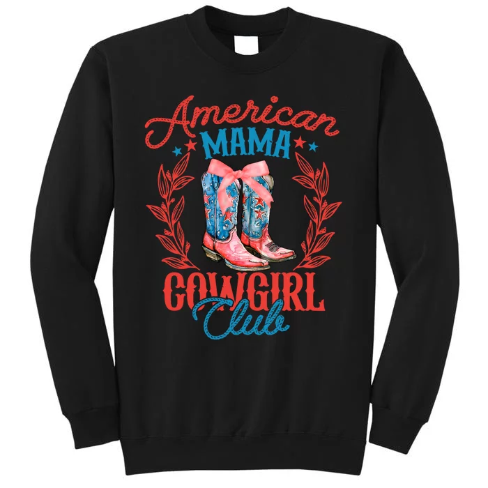 American Mama Cowgirl Club Retro Western Sweatshirt