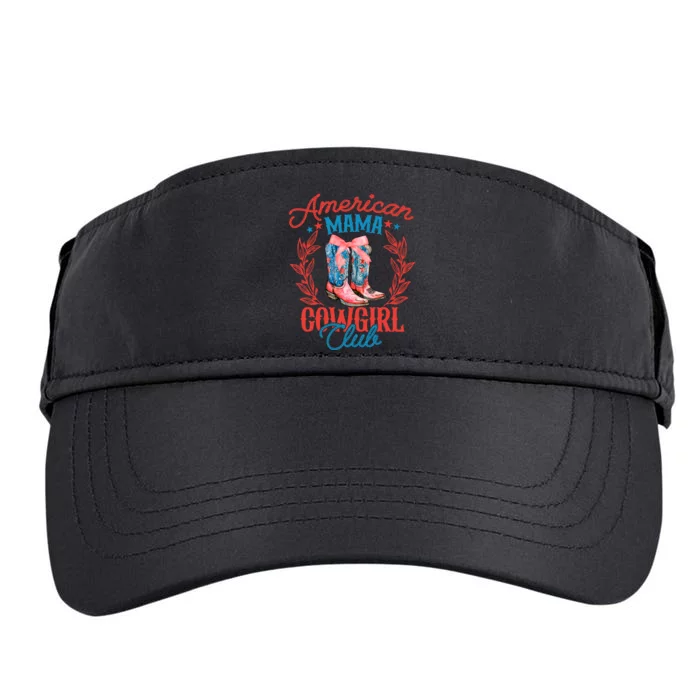 American Mama Cowgirl Club Retro Western Adult Drive Performance Visor