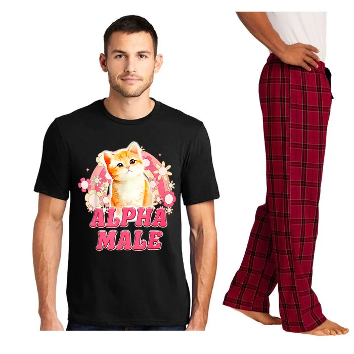 Alpha Male Cat Kitten Funny Pajama Set