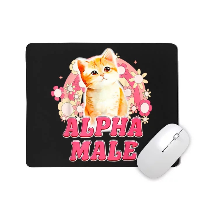 Alpha Male Cat Kitten Funny Mousepad