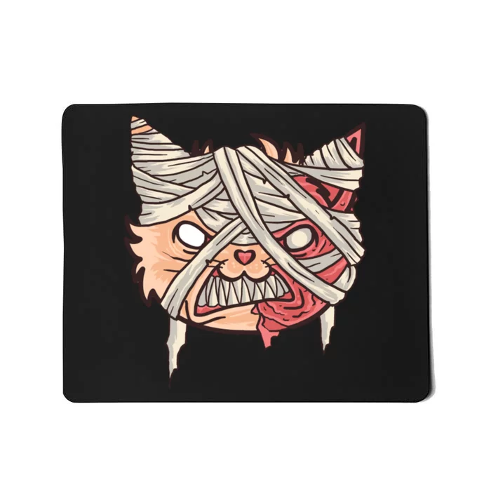 Angry Mummy Cat Mousepad