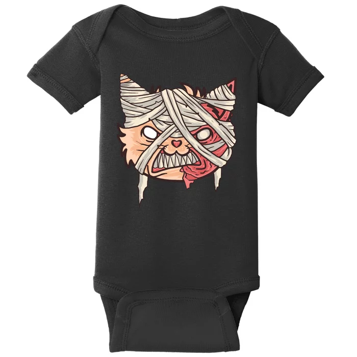 Angry Mummy Cat Baby Bodysuit