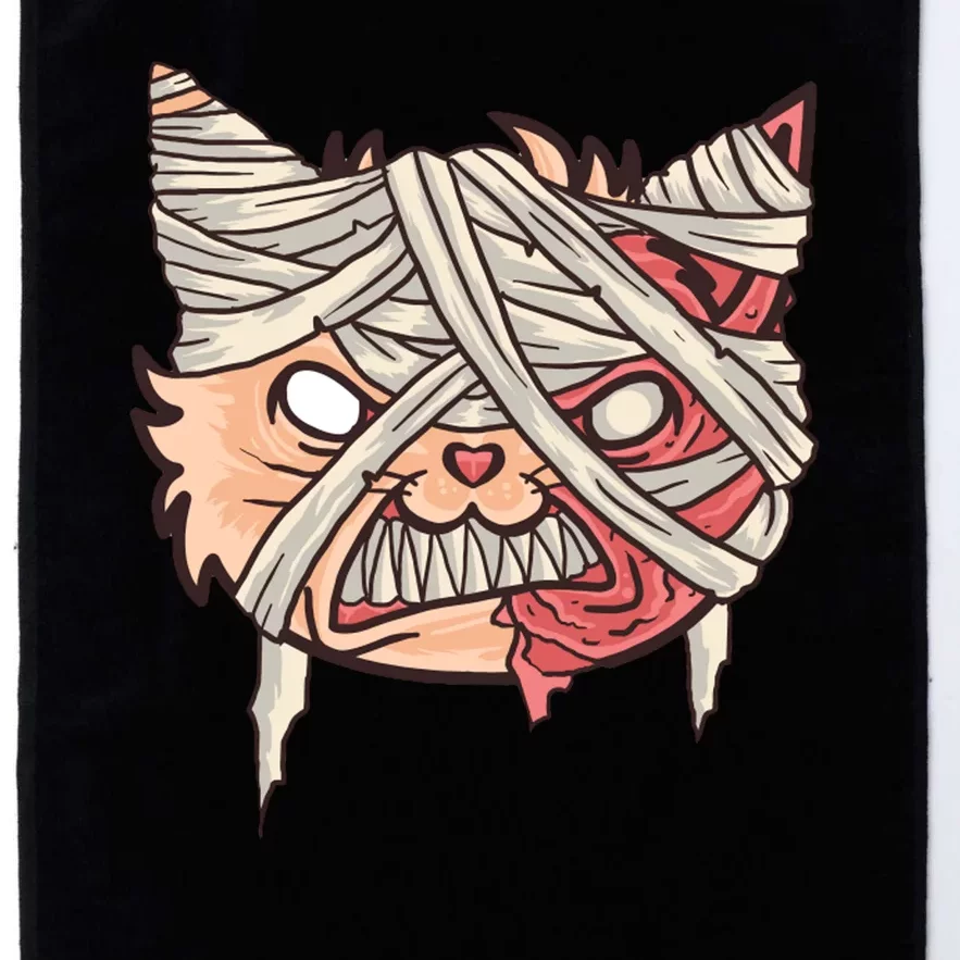 Angry Mummy Cat Platinum Collection Golf Towel