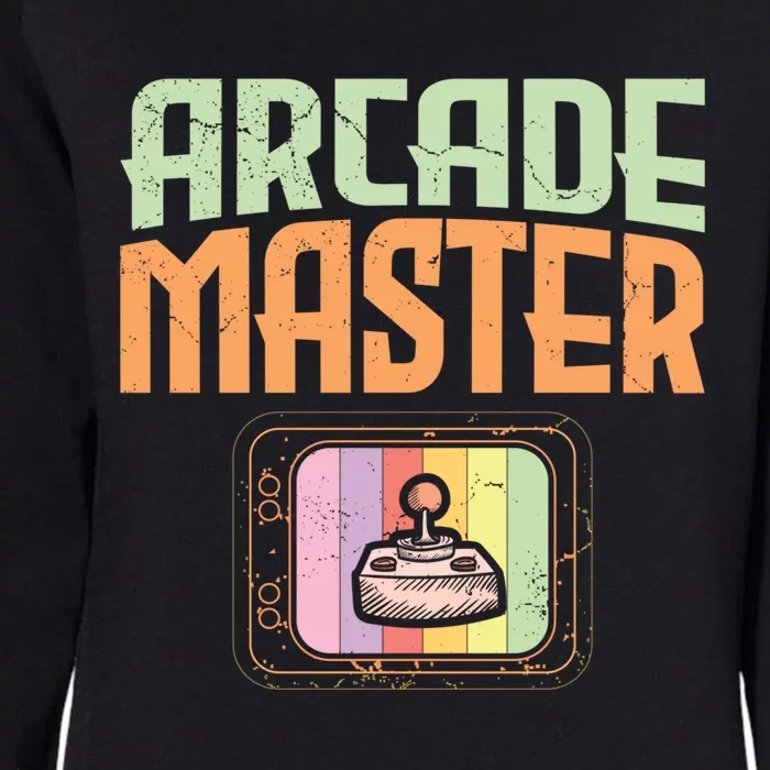 Arcade Master Classic Controller Retro Gaming Arcade Gift Womens California Wash Sweatshirt