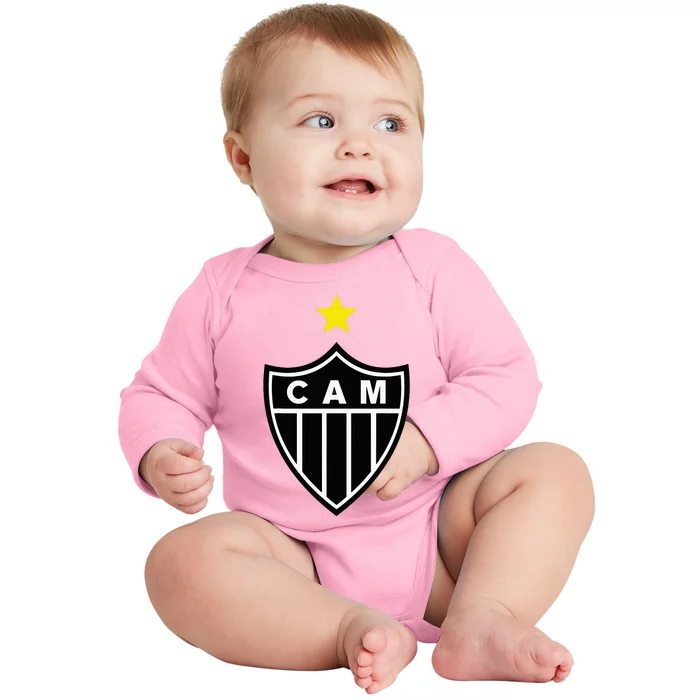 Atletico Mineiro Club Supporter Fan Brazil Brazilian Baby Long Sleeve Bodysuit