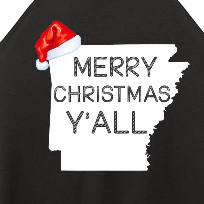 Arkansas Merry Christmas YAll Arkansas Christmas Women’s Perfect Tri Rocker Tank