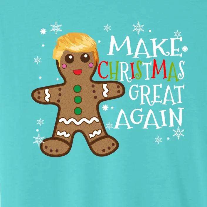 America Make Christmas Great Again Funny Trump Christmas Gift ChromaSoft Performance T-Shirt