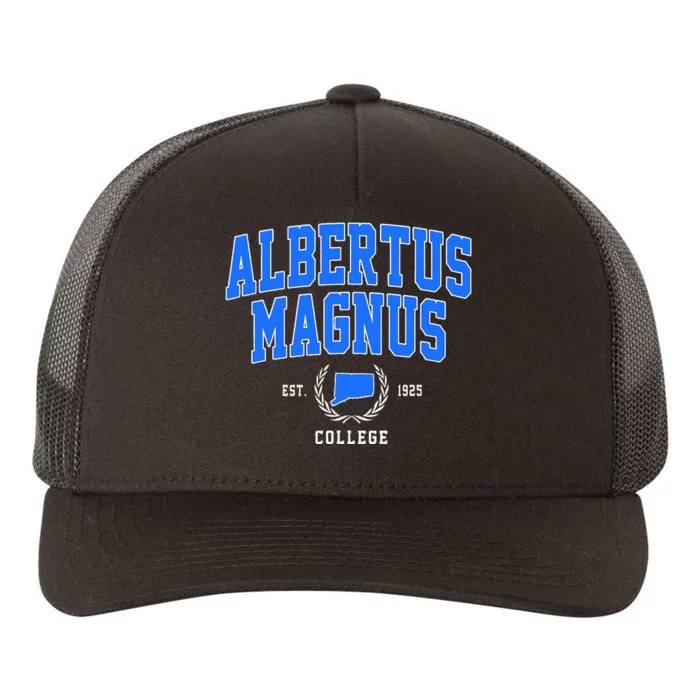 Albertus Magnus College Arch Yupoong Adult 5-Panel Trucker Hat