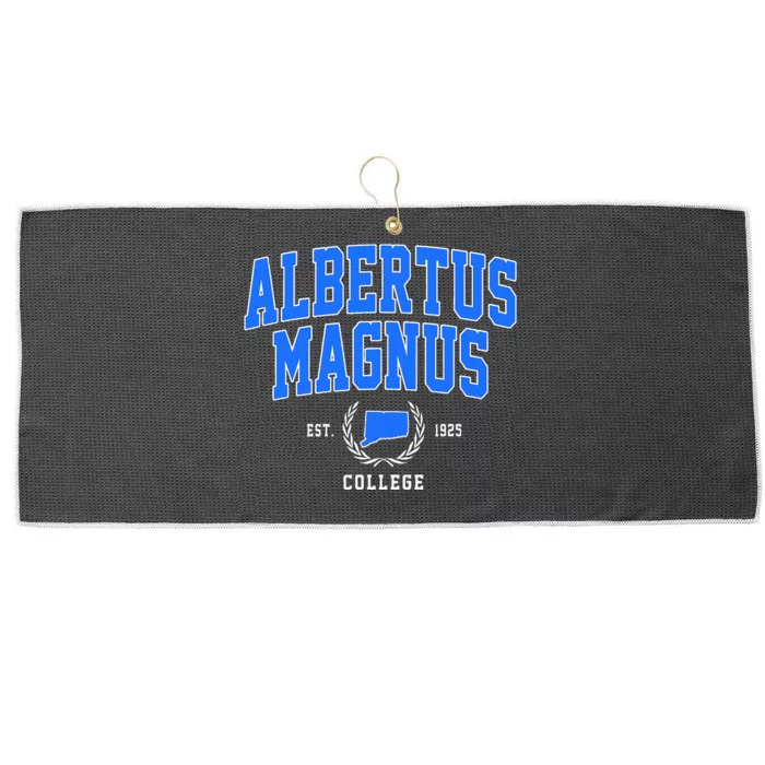 Albertus Magnus College Arch Large Microfiber Waffle Golf Towel