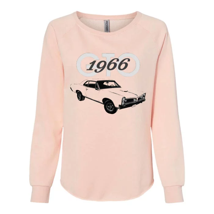 American Muscle Cars1966 Gto Classic Cars Car Guys 1960s Womens California Wash Sweatshirt