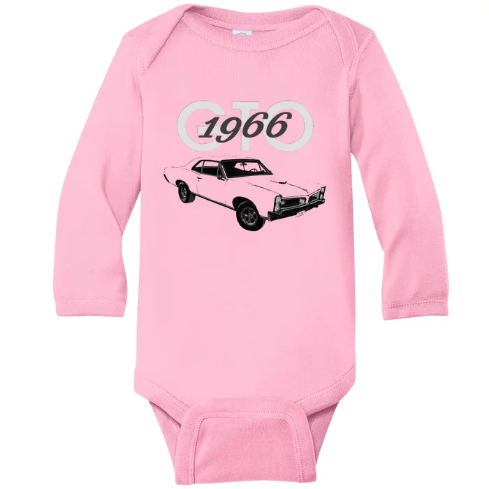 American Muscle Cars1966 Gto Classic Cars Car Guys 1960s Baby Long Sleeve Bodysuit