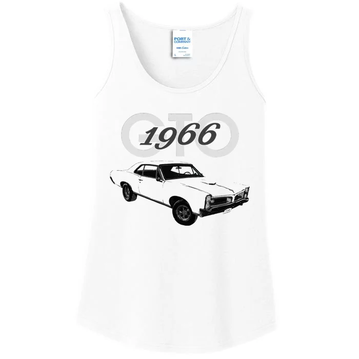 American Muscle Cars1966 Gto Classic Cars Car Guys 1960s Ladies Essential Tank