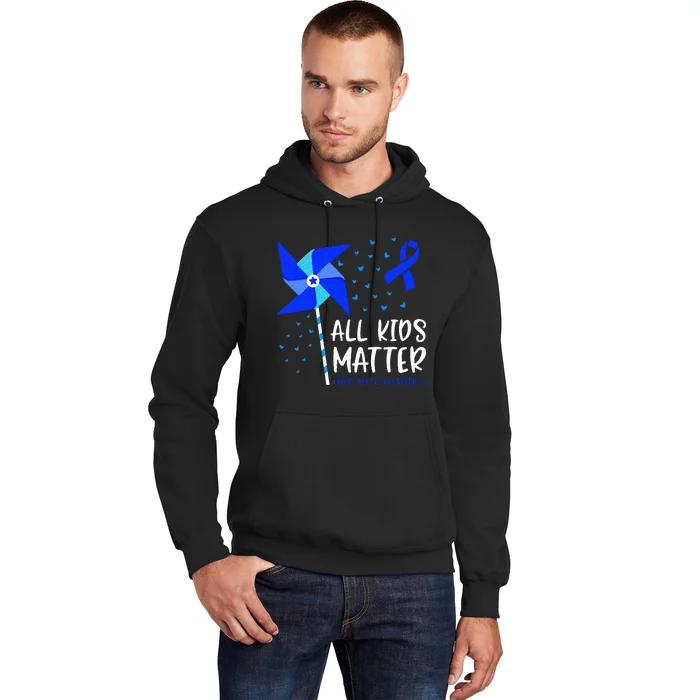 All Matter Child Abuse Prevention Awareness Pinwheel Hoodie