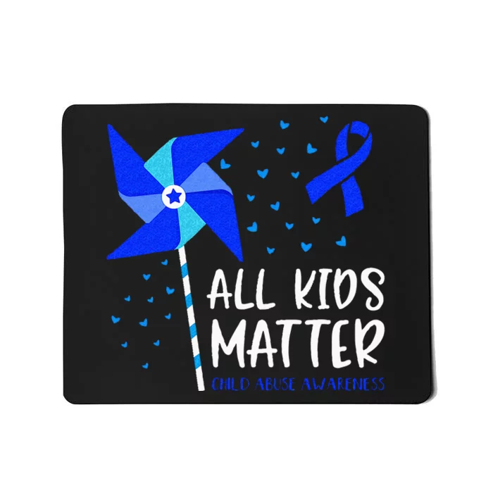 All Matter Child Abuse Prevention Awareness Pinwheel Mousepad