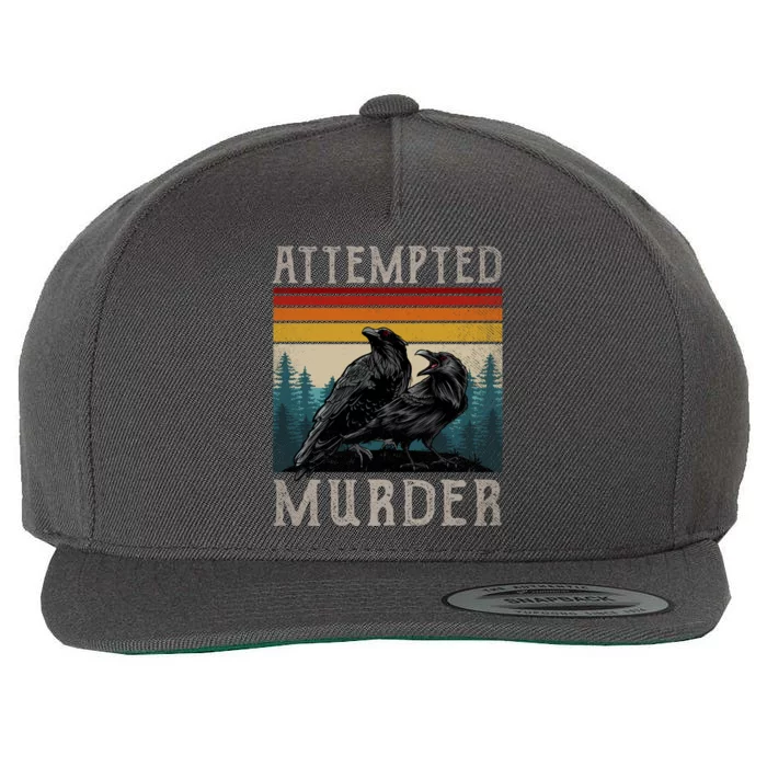 Attempted Murder Crows Wool Snapback Cap