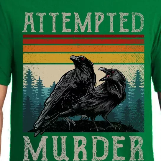 Attempted Murder Crows Pajama Set