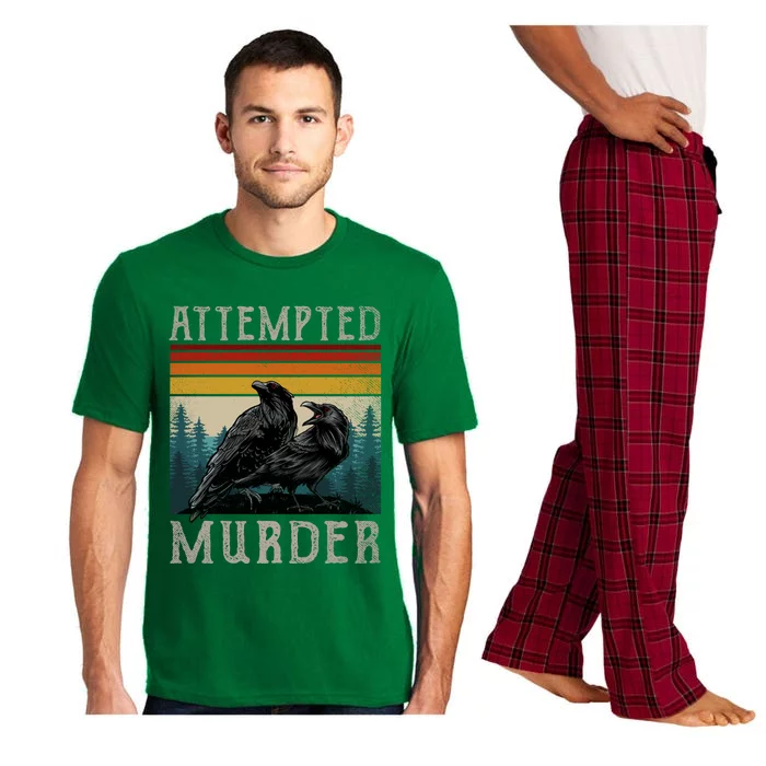 Attempted Murder Crows Pajama Set