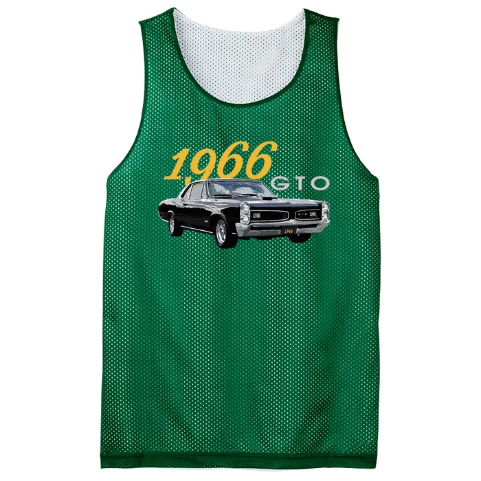 American Muscle Cars1966 Gto Classic Cars Car Guys 1960s Mesh Reversible Basketball Jersey Tank