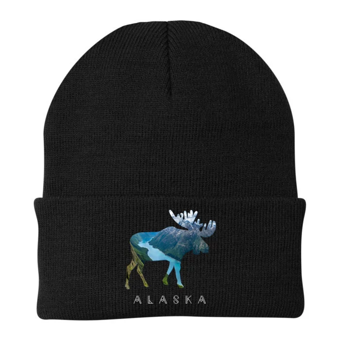 Alaska Moose Chugach National Forest State Park Souvenir Knit Cap Winter Beanie