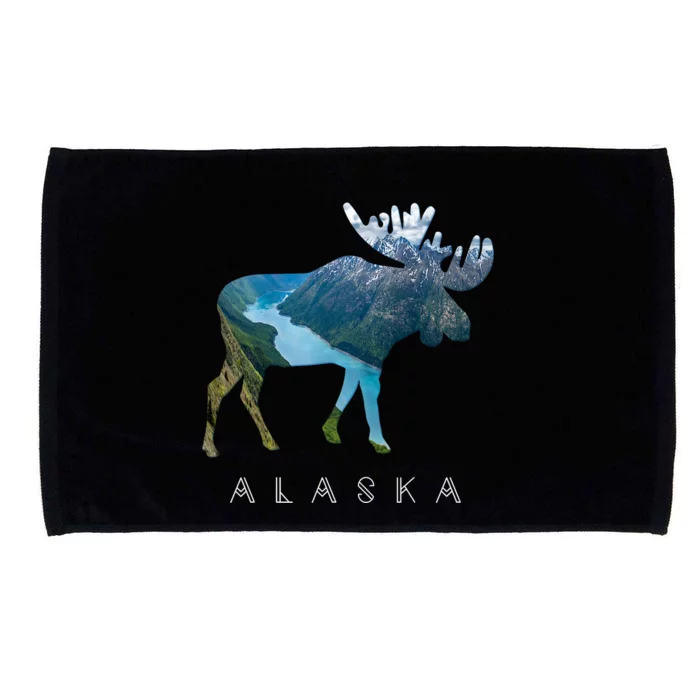 Alaska Moose Chugach National Forest State Park Souvenir Microfiber Hand Towel