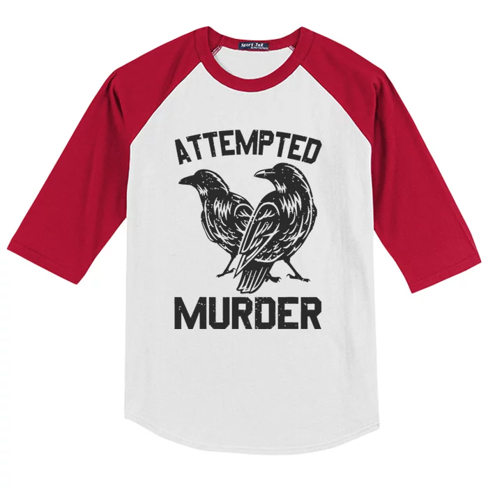 Attempted Murder Crow Kids Colorblock Raglan Jersey