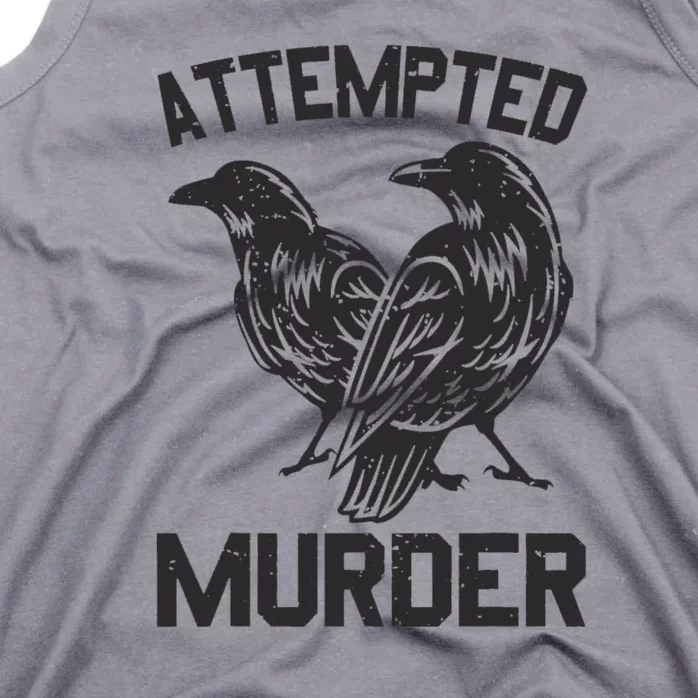 Attempted Murder Crow Tank Top