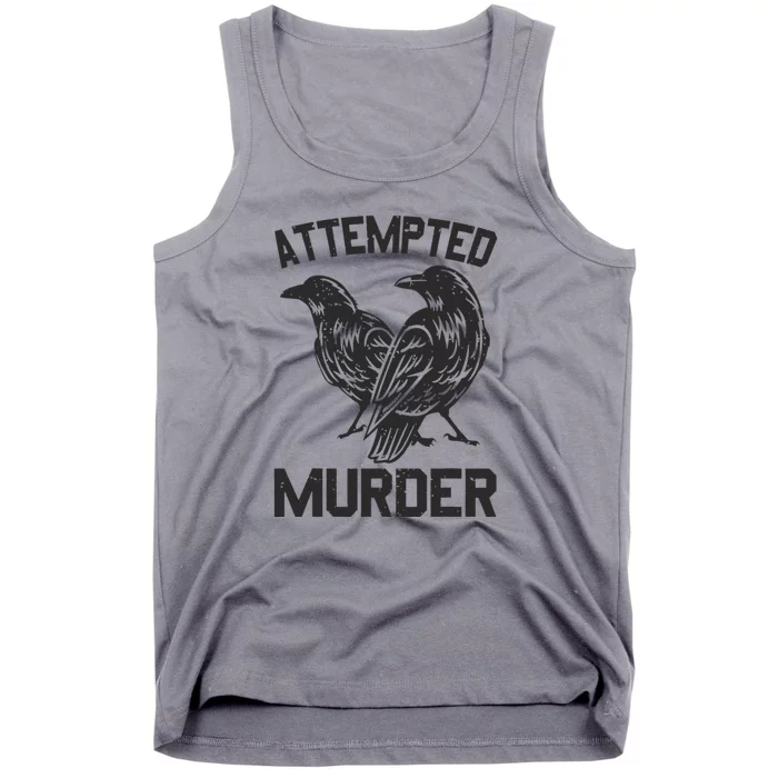 Attempted Murder Crow Tank Top