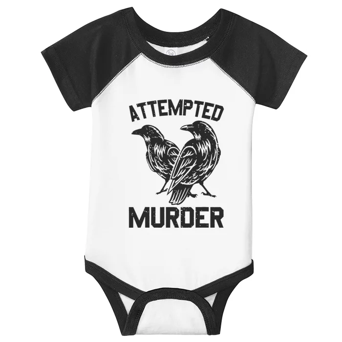 Attempted Murder Crow Infant Baby Jersey Bodysuit