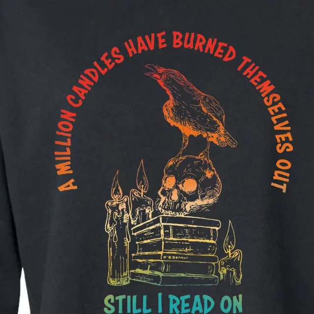 A Million Candles Have Burned Themselves Out Cropped Pullover Crew