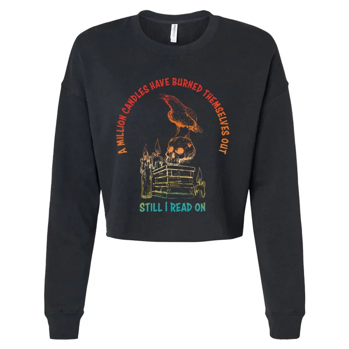 A Million Candles Have Burned Themselves Out Cropped Pullover Crew