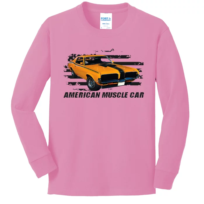 American Muscle Car Kids Long Sleeve Shirt