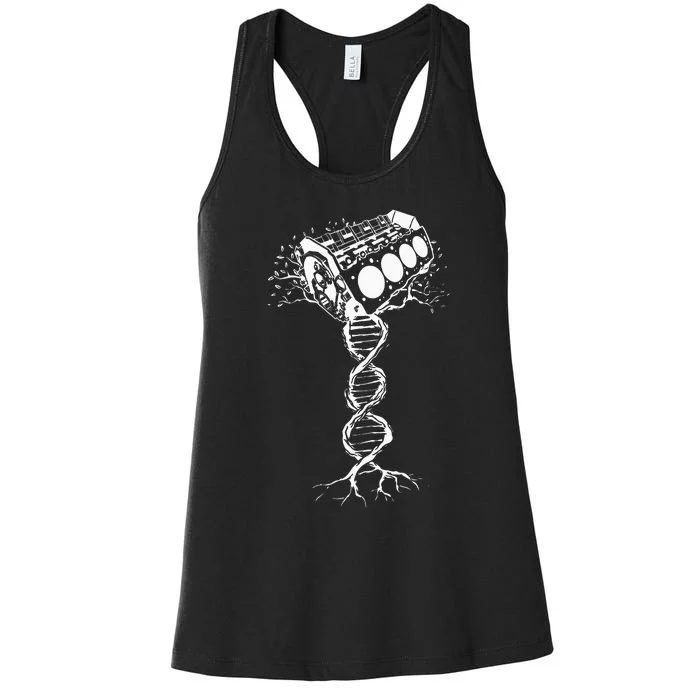 auto mechanic car mechanics mechanic retro Women's Racerback Tank