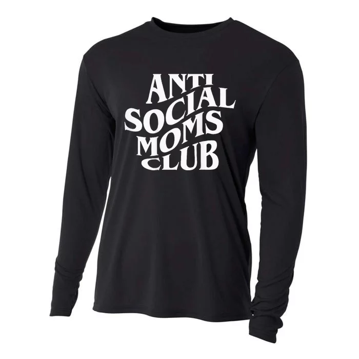 Antisocial Moms Club Anti Social Mama Anxiety Cooling Performance Long Sleeve Crew