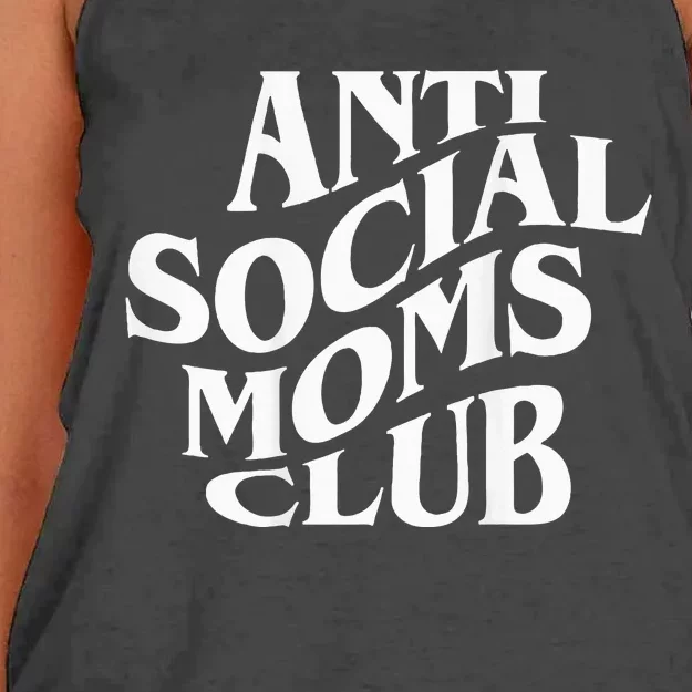 Antisocial Moms Club Anti Social Mama Anxiety Women's Knotted Racerback Tank