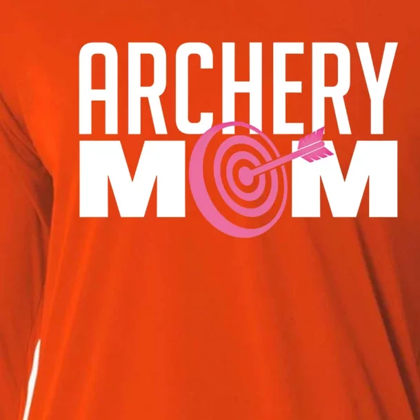 Archery Mom Crossbow Hunting Mother's Day Gift Cute Gift Cooling Performance Long Sleeve Crew