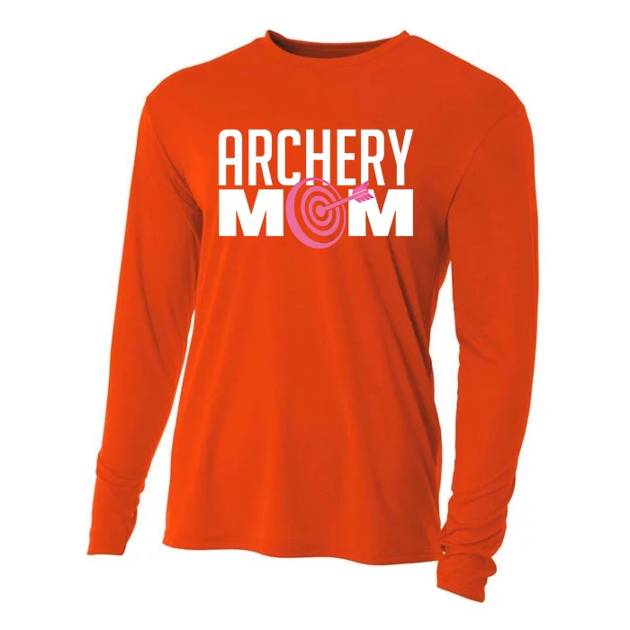 Archery Mom Crossbow Hunting Mother's Day Gift Cute Gift Cooling Performance Long Sleeve Crew