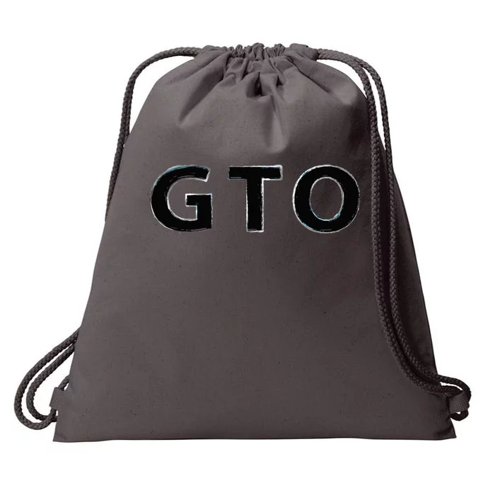 American Muscle Cars Classic Gto Car Culture Car Guys Drawstring Bag