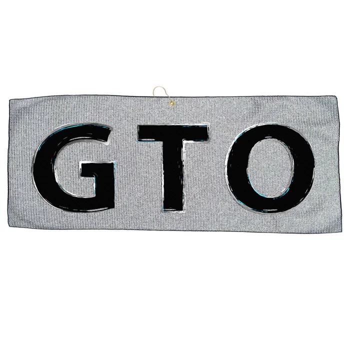 American Muscle Cars Classic Gto Car Culture Car Guys Large Microfiber Waffle Golf Towel