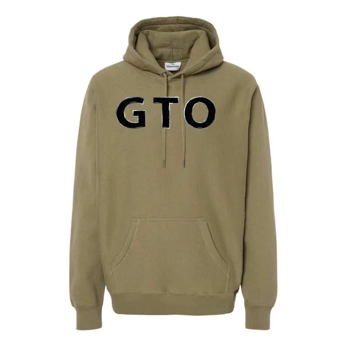 American Muscle Cars Classic Gto Car Culture Car Guys Premium Hoodie