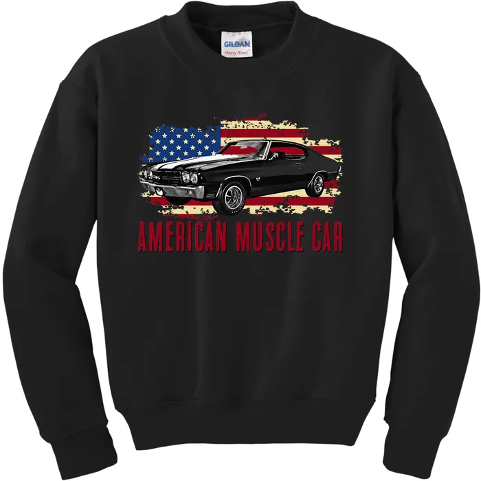 American Muscle Car Kids Sweatshirt