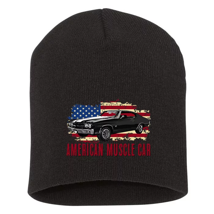 American Muscle Car Short Acrylic Beanie