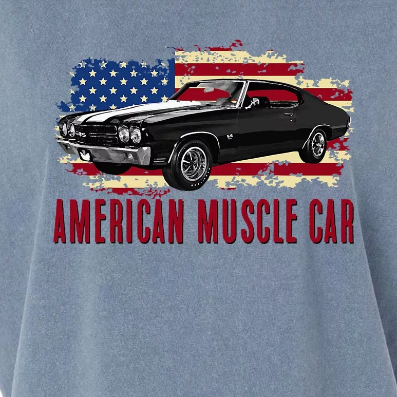 American Muscle Car Garment-Dyed Women's Muscle Tee