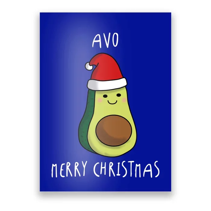 Avo Merry Christmas Meaningful Gift Funny Avocado Xmas Sweater Meaningful Gift Poster