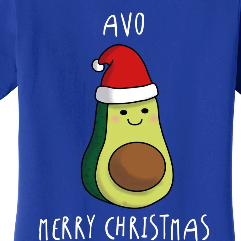 Avo Merry Christmas Meaningful Gift Funny Avocado Xmas Sweater Meaningful Gift Women's T-Shirt