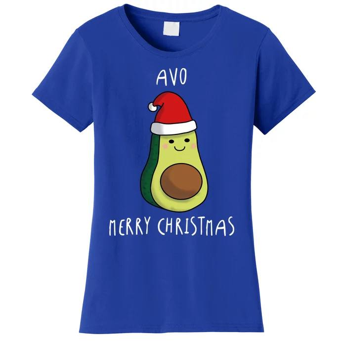 Avo Merry Christmas Meaningful Gift Funny Avocado Xmas Sweater Meaningful Gift Women's T-Shirt